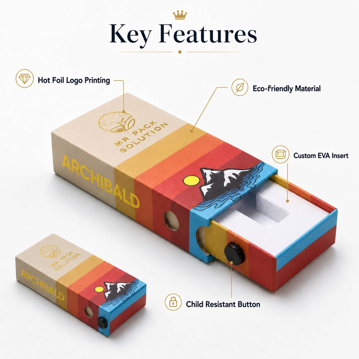 child resistant vape packaging